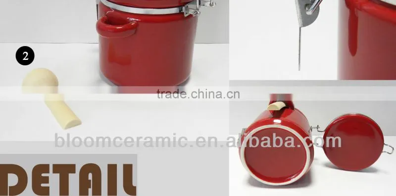 Rubber sealed jar for wholesale