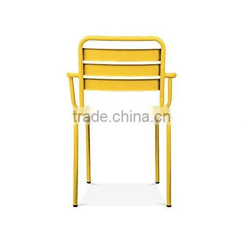 2016 french style colorful metal type industrial chairs iron material chairs frames