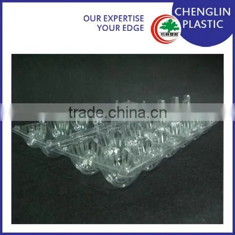 clear disposable plastic egg tray (12)