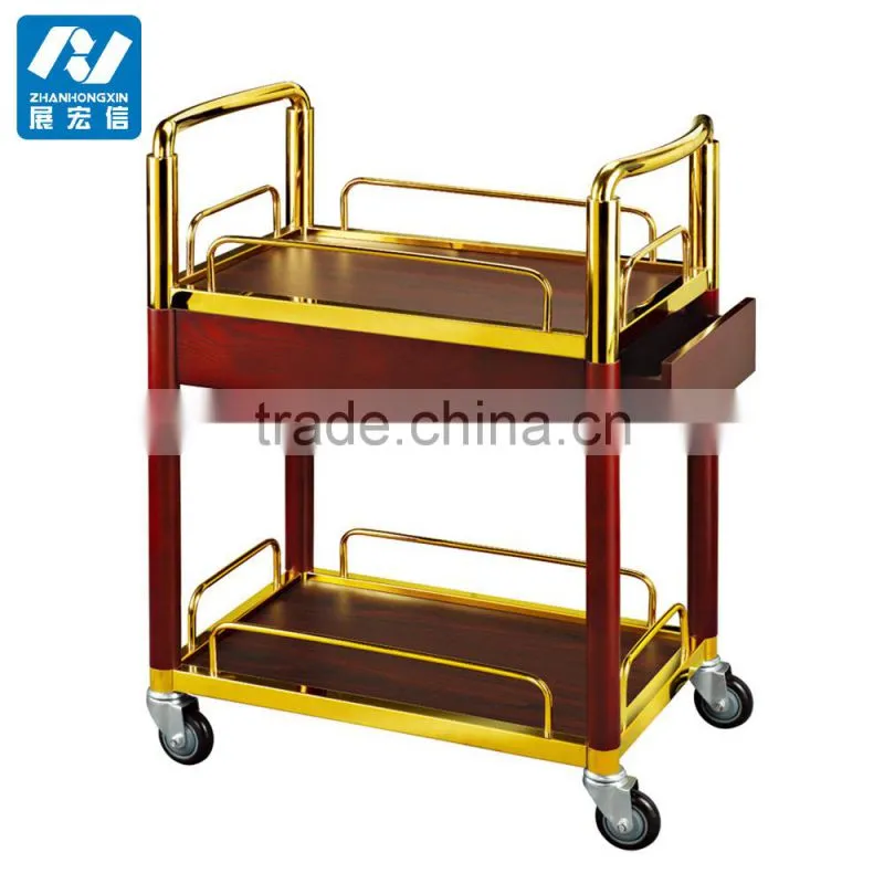 Restaurant And Hotel Service 3 Tiers Tea Trolley/Liquor Trolley
