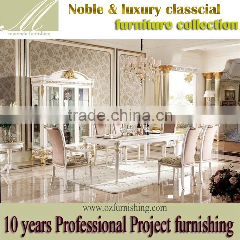 YB62 luxury sofa set new designs italian antique style sofa classic living room white wooden frame fabric furniture