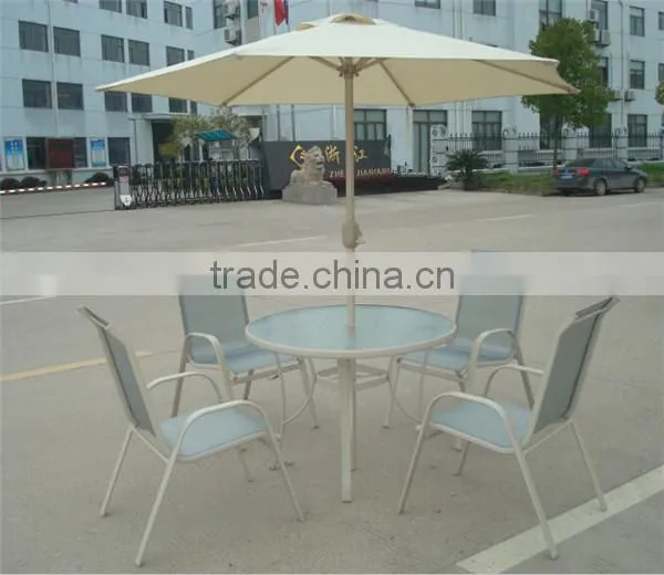 Patio sling garden furniture set