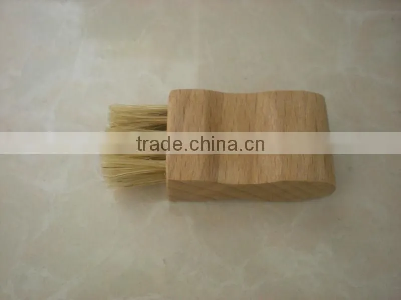 wooden shoe brush