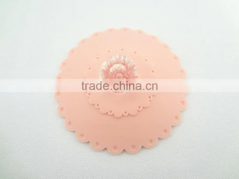 Silicone Cup Lids - Diamond Mug Cover - Silicone Glass Cover Suction Lids for Coffee and Tea Cup