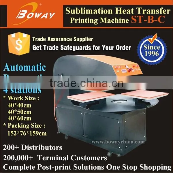 2 work stations Pneumatic T Shirt printer heat press