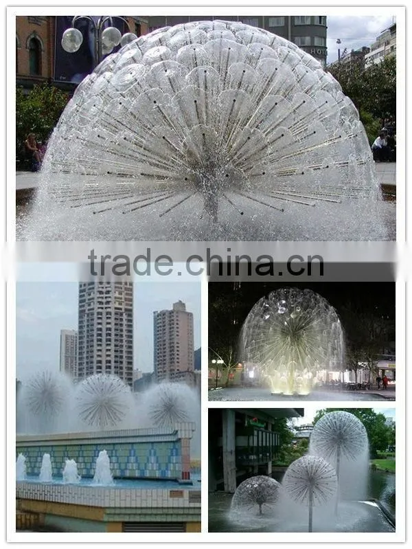 water fountain outdoor factory led crystal ball fountain