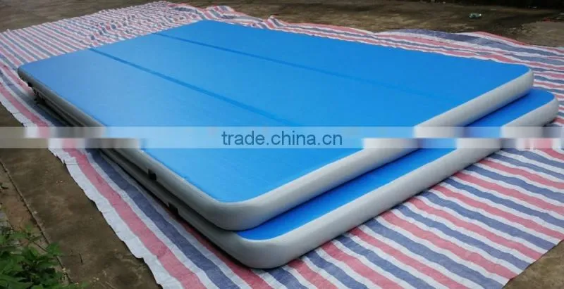 Custom factory inflatable air tumble track mat inflatable jumping mat inflatable gym mat the most popular