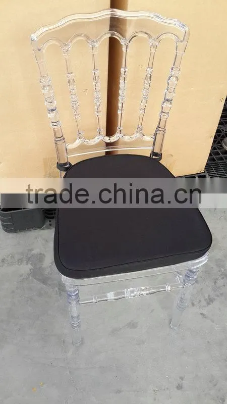 wholesale clear resin wedding party renal crystal clear wedding chair