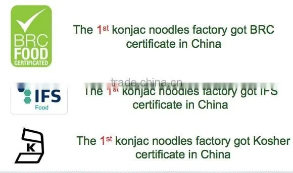 Healthy ramen noodle ready to eat pasta without wheat flour konjac kelp penne in bulk