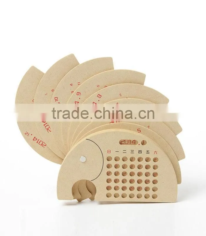 new design wooden desk calendar design