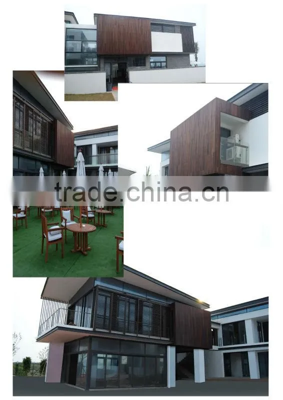 12mm Light Chocolate Color matt Finish outdoor strand woven bamboo wall products hot sale 2013