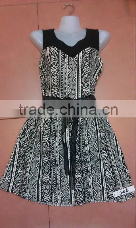 BHN906 Clothing suppliers china Rayon dresses stock available at Cheap price short cocktail dress