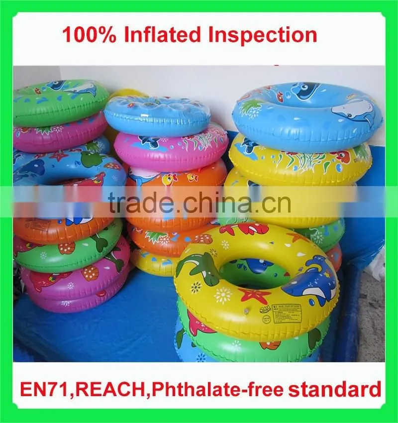 customised printing logo inflatable swimming circle