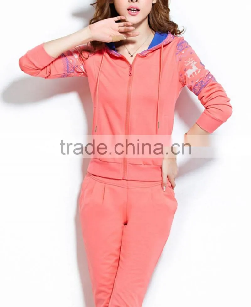 Gorgeous fashion pink superior custom womens casual suit slim wholesale