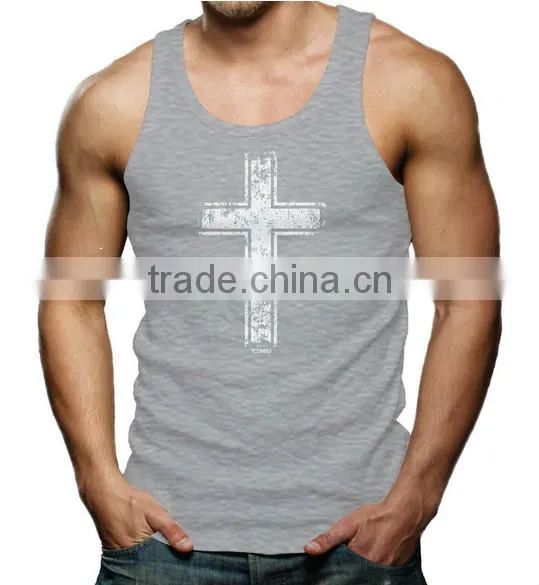 Alibaba china custom gym stringer tank top,blank gym mens stringer singlet wholesale