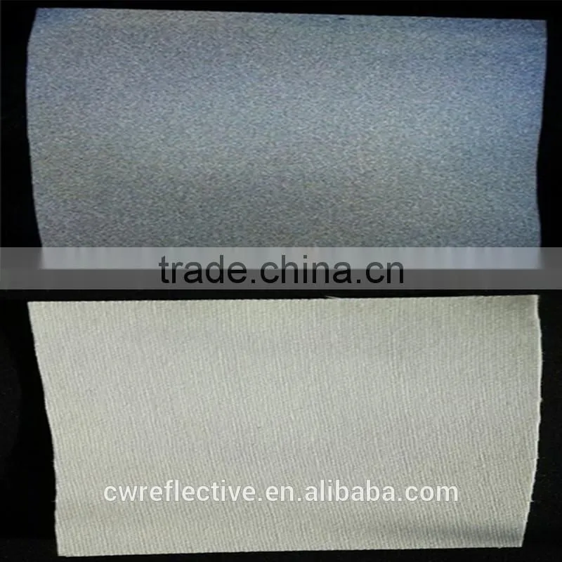 glow in the dark reflective PU leather for shoes and handbags