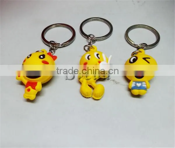 Latest Emoji Keychain Cute 3D Keychain Emoji dolls with wholesale price from China