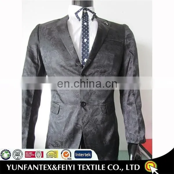 2016 latest fashion design paisley embroidered poly best Blazers