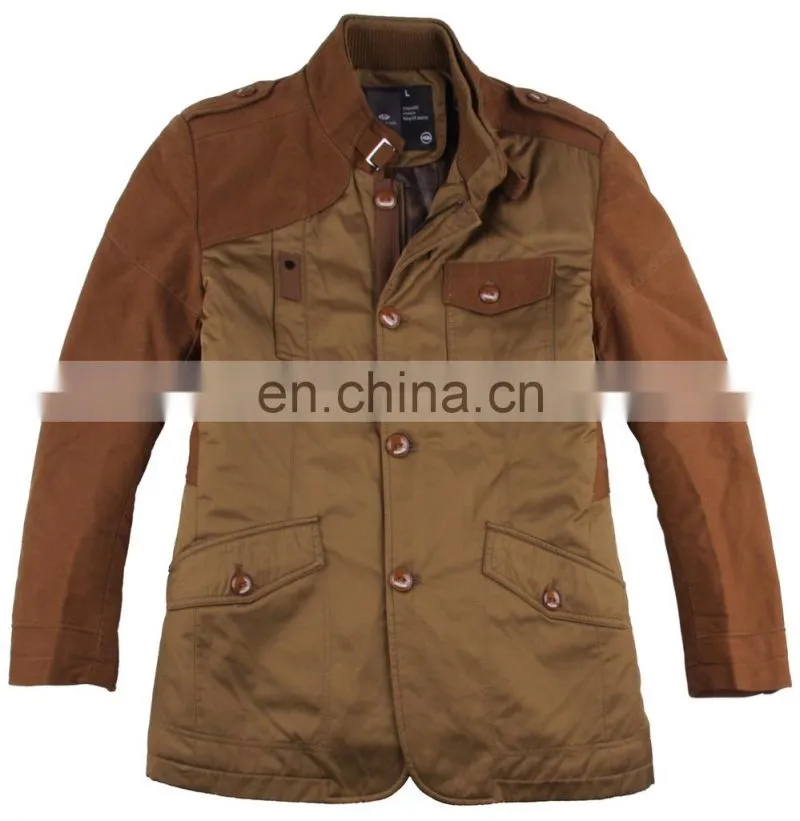 Latest Vogue Mens Thick Padded Stylish Cotton Military Parka Coat