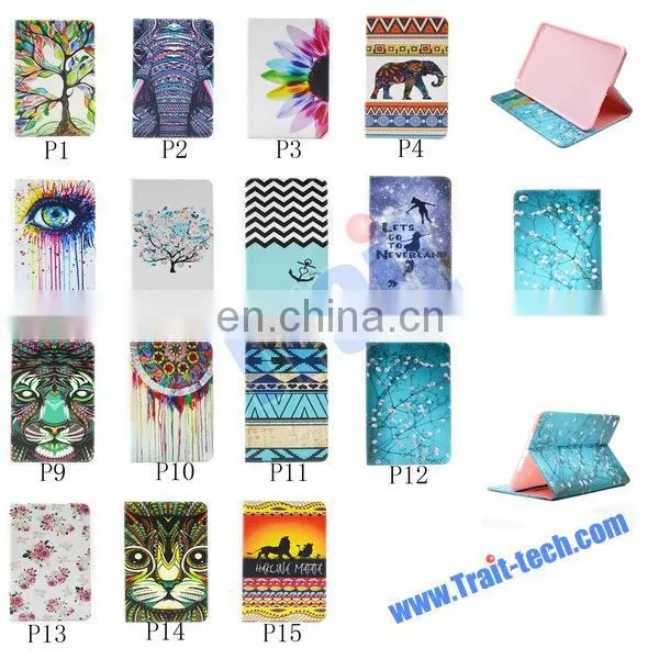 Cheap leather case/ Wallet style leather case for iPad Mini4/ Fashion leather case supplier & exporter