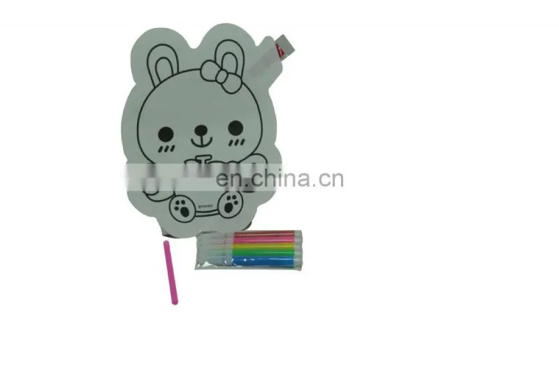 DIY painting cartoon balloon for kids with color markers