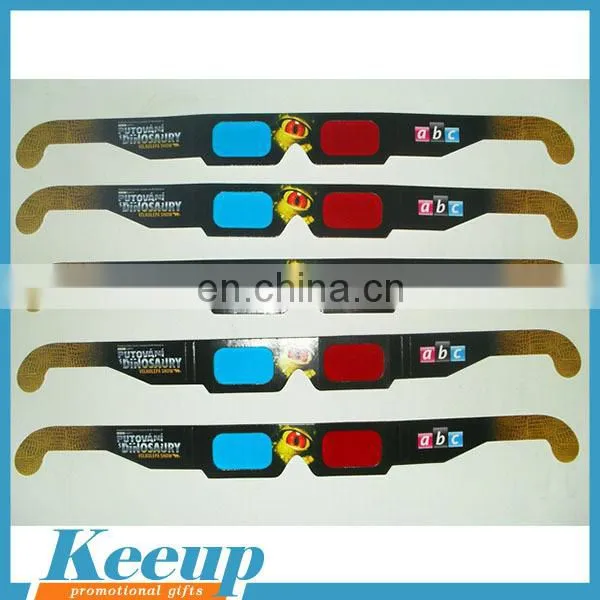 Disposable 3D Glasses Paper Best Promotional Giveaways
