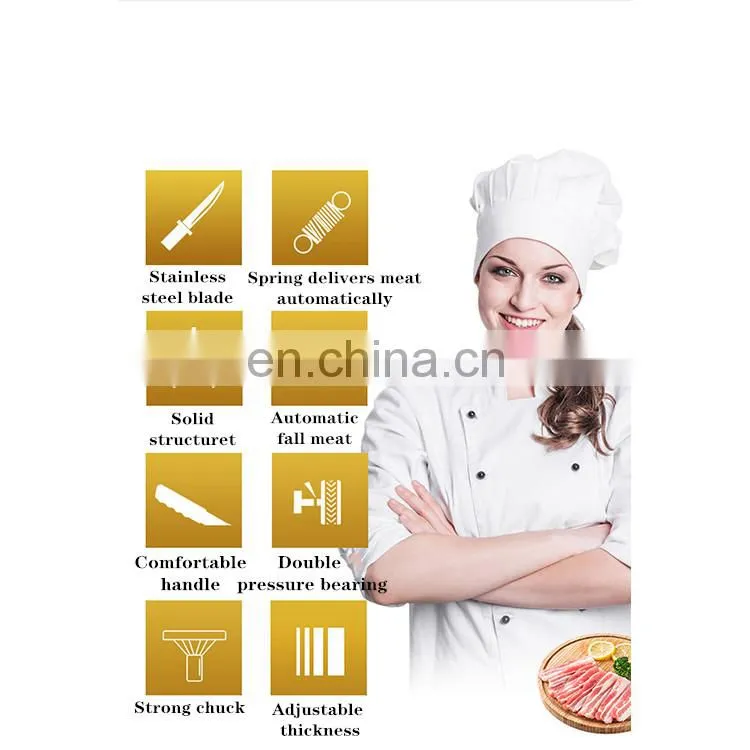 wholesale frozen meat slicer machine / frozen meat thin slicer / auto frozen meat slicer machine for sale