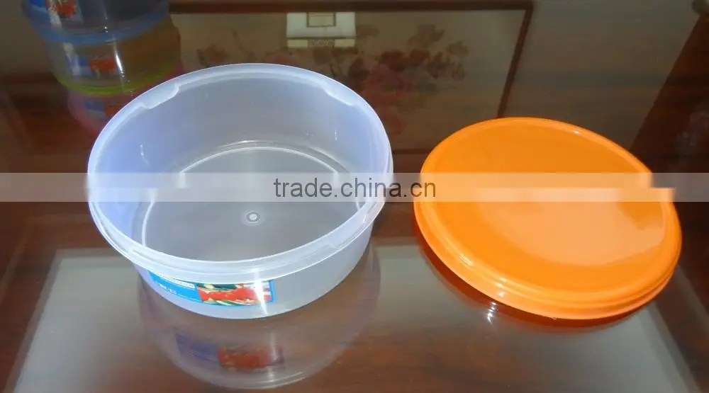 3.5L Round plastic food storage container, storage box