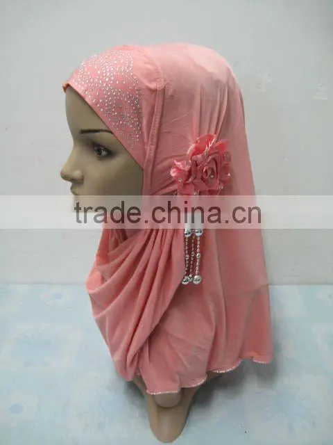 A529 New Arrival Islamic Scarves Women Muslim One Piece Hijab Flower hijab
