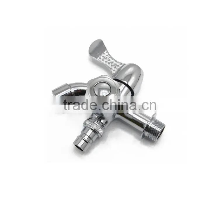 2015 popular design double handles small bibcock taps for garden