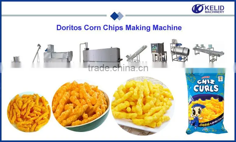 2015 Hot sale new condition corn curls extruder machine