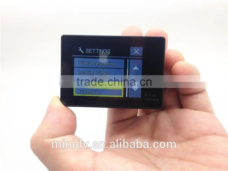 high speed class 10 tf card required 4k sport wifi action camera with 170 degree wide angle lens, record up to 60fps at 1080p