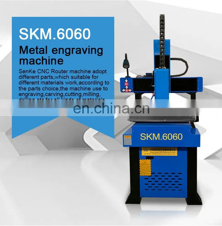 SENKE 600*900mm CNC Cutter Mini Metal Cutting and Engraving Machine with CE