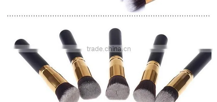 10pcs makeup brush kit free sample with synthetic hair