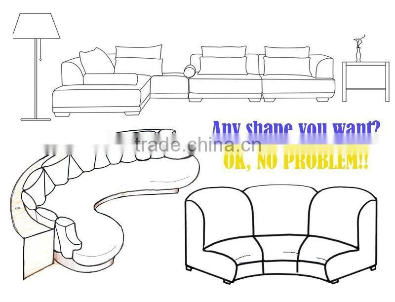 soft line leather sofas PFS3497