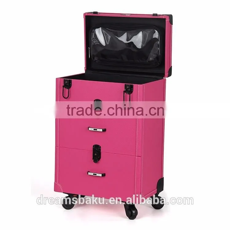 Guangzhou Wholesale Low MOQ Professional Universal Custom Compact Cosmetic Case Makeup bag