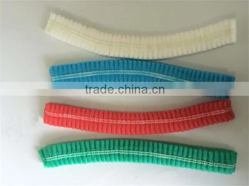 Colorful disposable bouffant cap, mushroom caps