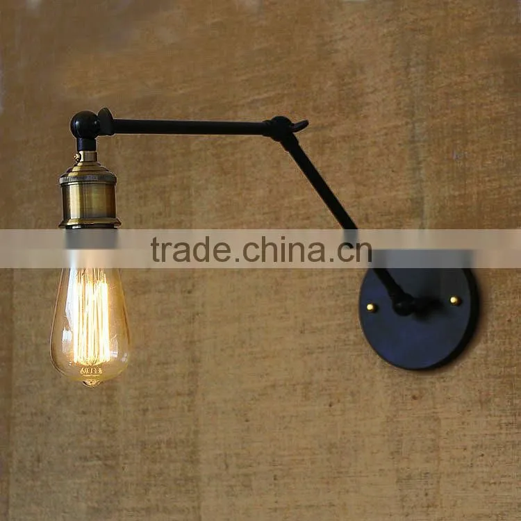 Adjustable Iron LED Wall Light Bedroom Wall Sconce