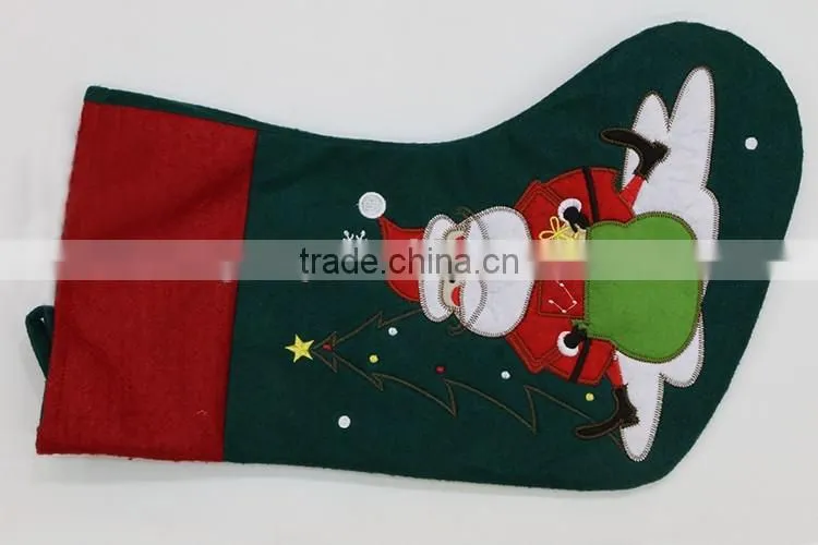 Personalized Christmas Stockings Red/Green Christmas Stockings Wholesale Accesorios De Navidad Decoration Christmas Gift