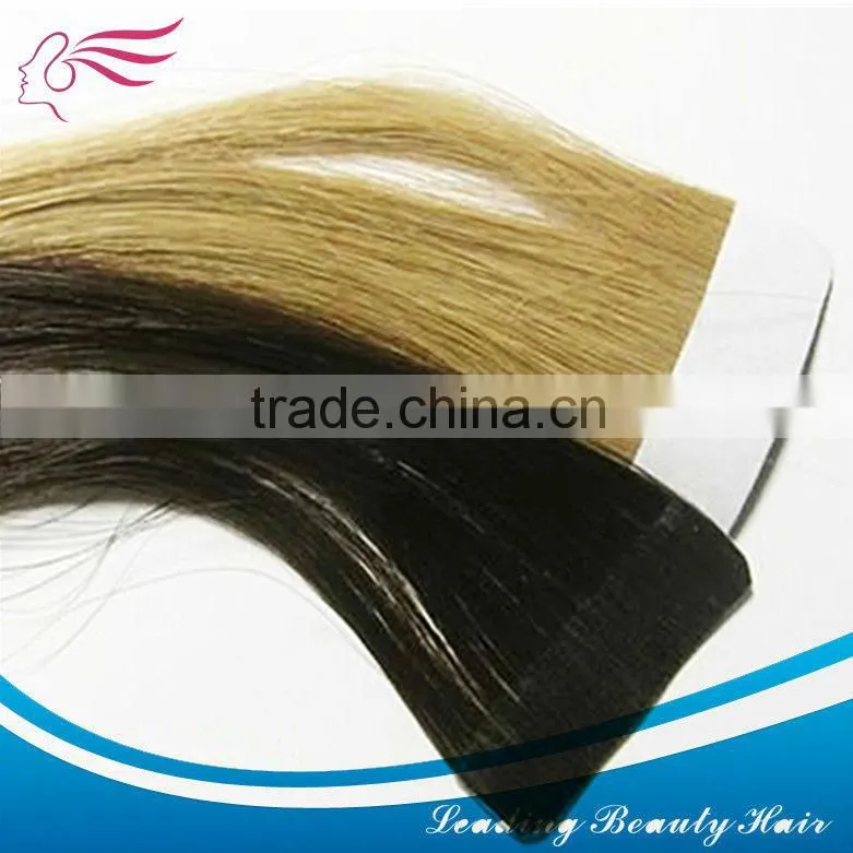 100%brazilian unprocessed straight cheap pu skin weft