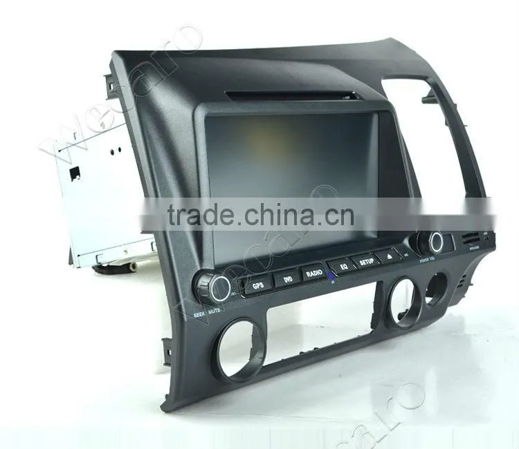Wecaro android 4.4.4 car dvd Direct factory for civic double din Steering Wheel Control right hand drive 2006 - 2011
