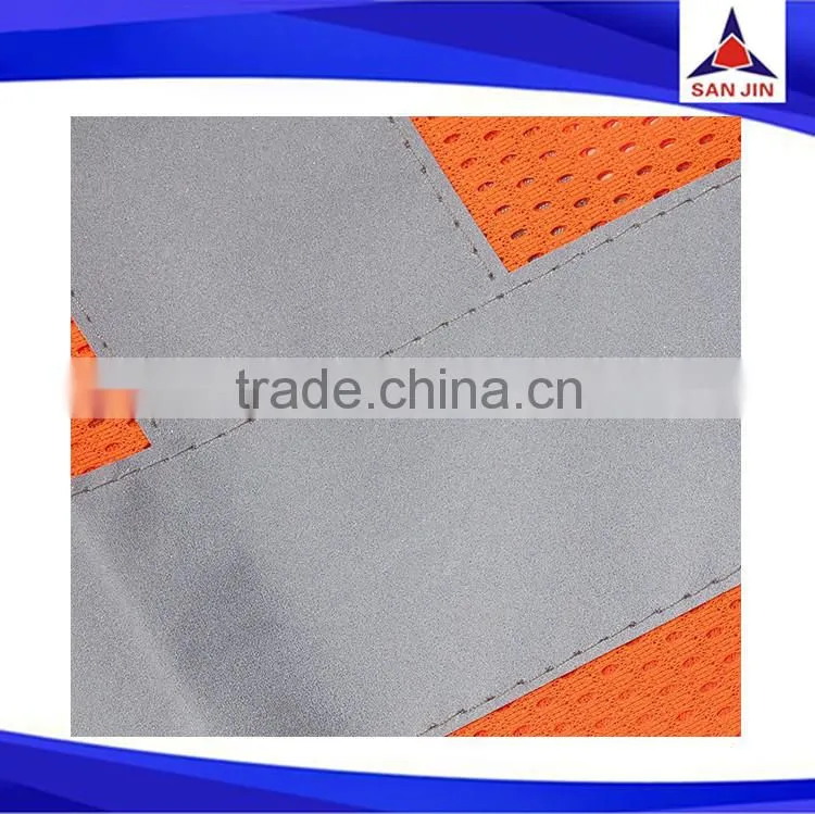 High Quality Custom logo Reflective safety vest with reflective cloting reflective vest