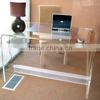 2013 simple top class transparent or colored acrylic TV set stand