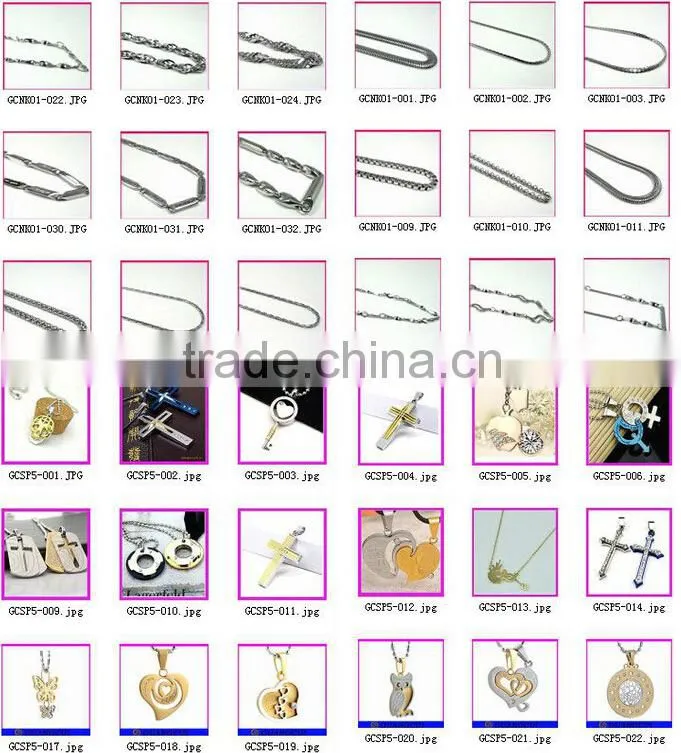 2015 Stainless steel moon necklace