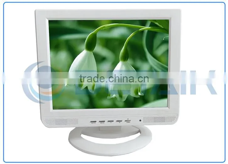 15inch White CCTV BNC Monitor Professional Security Monitor for Hospital