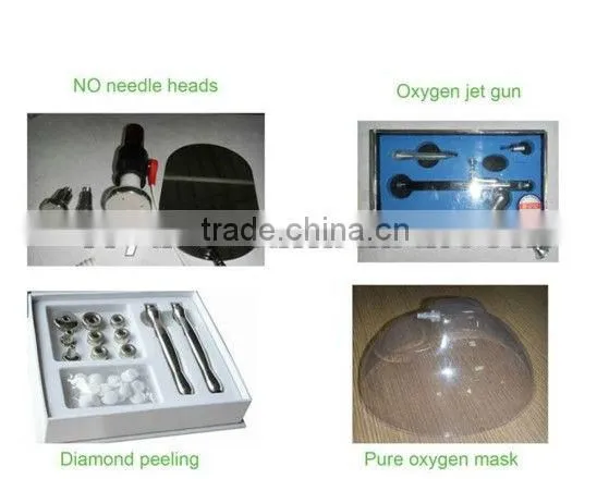 VY-909 Best 3 in 1 diamond microdermabrasion and oxygen machine with needle free injection