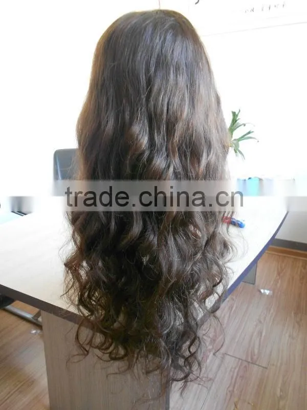 fashionable silk top curly full lace wig wholesale price with large stock for fast delivery
