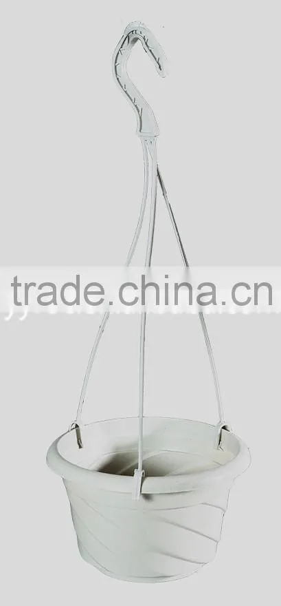 Plastic decorative balcony flower pots
