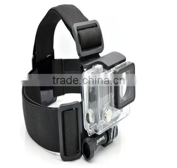 Elastic Adjustable Head Strap with Antislide Glue for Go pro HD He ro 3 2 1 Accessories