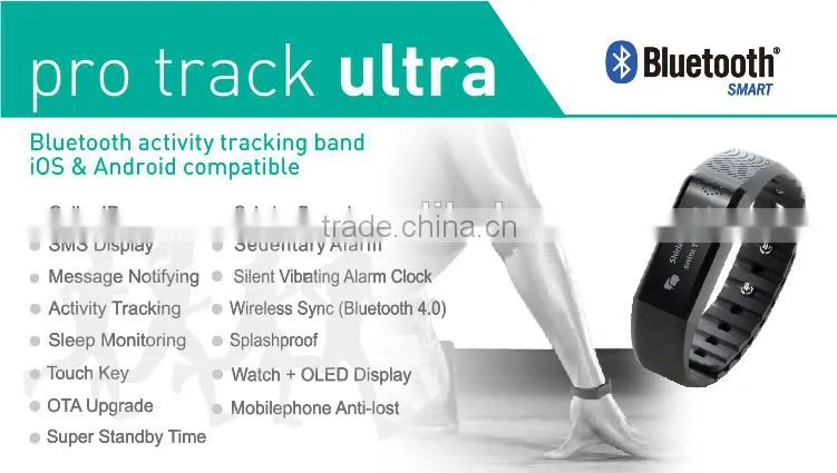 2015 Digital Fitness Smart Bracelet Bluetooth, Silicone Wristband Pedometer,Sedentary Reminding Smart Bracelet Watch